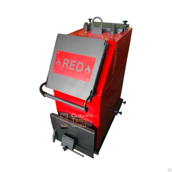 Полуавтоматический котел Vulkan Red (с возможностью подключения автоматики, сталь 4мм)