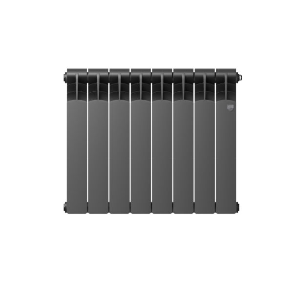 Радиатор биметаллический Royal Thermo Revolution Bimetal 500 80 2.0 Noir Sable чёрный 8 секций
